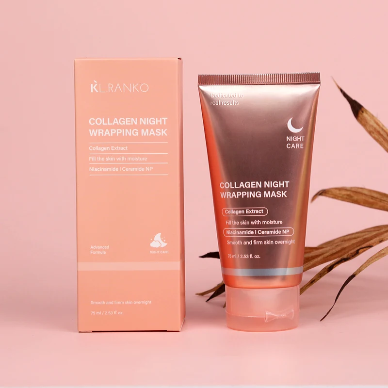 Collagen Night Wrapping Peel Off Face Mask Deep Hydration & Skin Repairing Overnight Mask with Anti Aging Benefits - Image 3