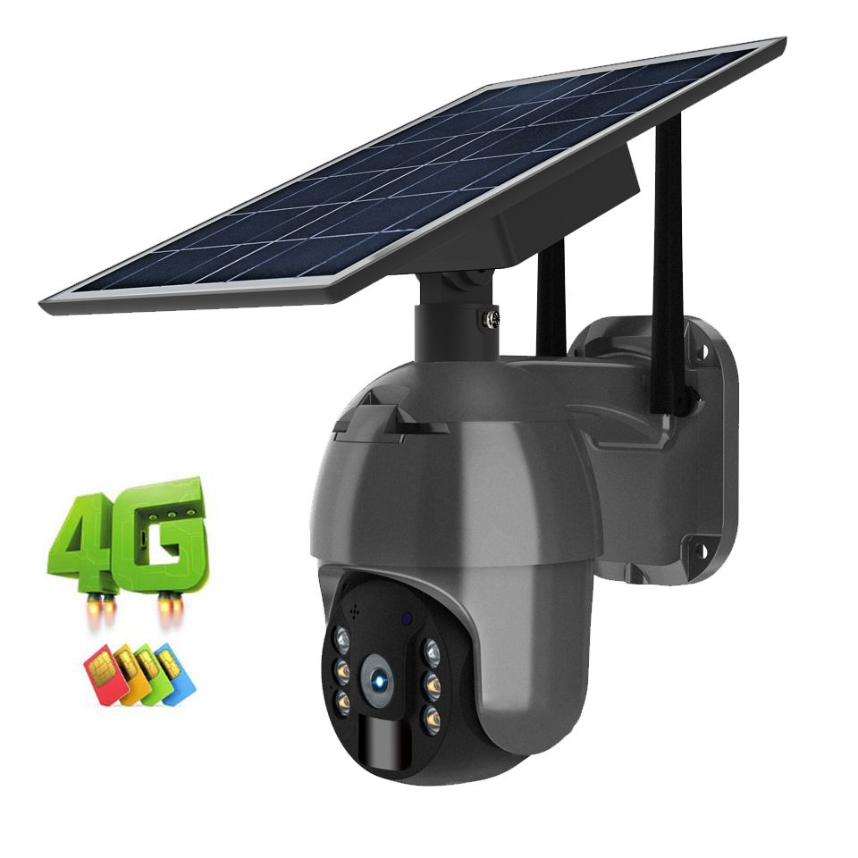 Mini 5MP 4G Solar Battery Powered WIFI Camera