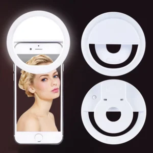 Battery Powered LED Ring Light Makeup Photography Light Live Selfie Light