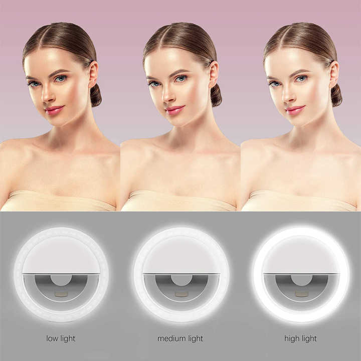 Innovative Mini Fill Led Selfie Light Ring Light for Smart Phone - Image 3