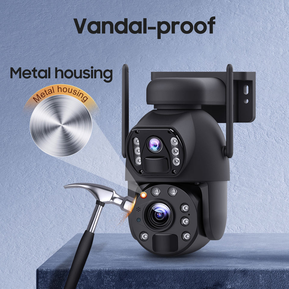 Mini 10X Optical Zoom Dual Lens Solar Camera - Image 4