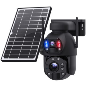 Mini 10X Optical Zoom Dual Lens Solar Camera