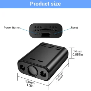 Mini WIFI 5MP HD Built-in Battery Spy Cam