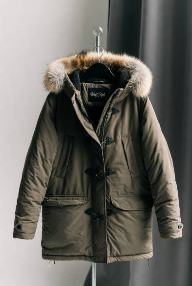 Solid Padded Winter Jacket