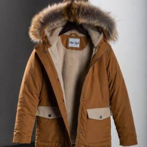 Solid Padded Winter Jacket For Women