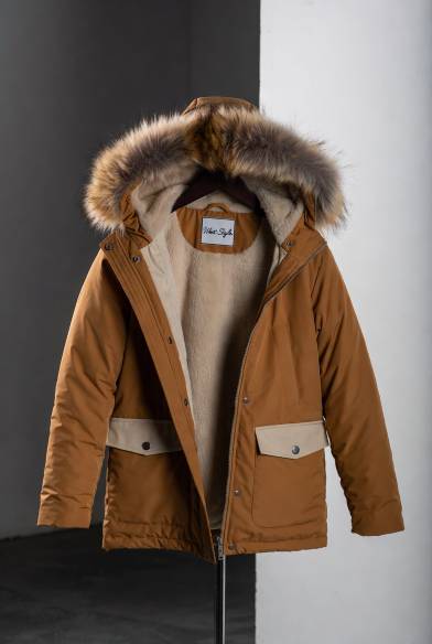 Solid Padded Winter Jacket For Women