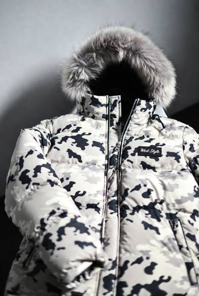 Solid Padded Winter Jacket For Women