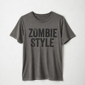 Zombie Style Men & Women Soft Pure Cotton Round Neck Tshirt